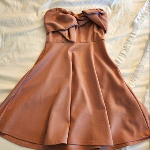 Charlotte Russe pink strapless